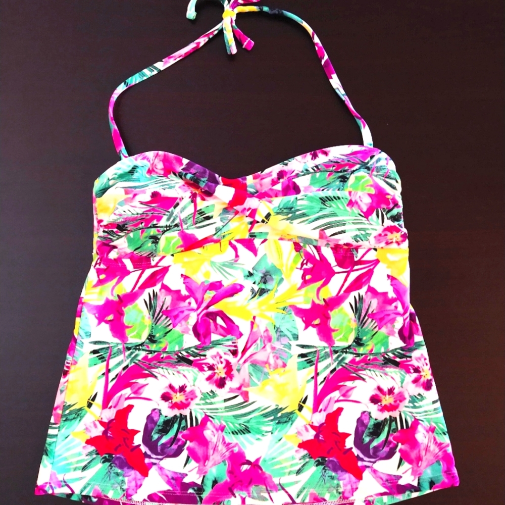 🌴Catalina Twist Tankini Top, Size Small